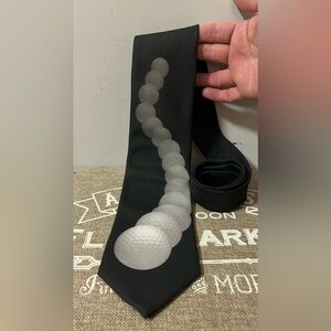 Wally Wear Golf Ball In Motion Tie